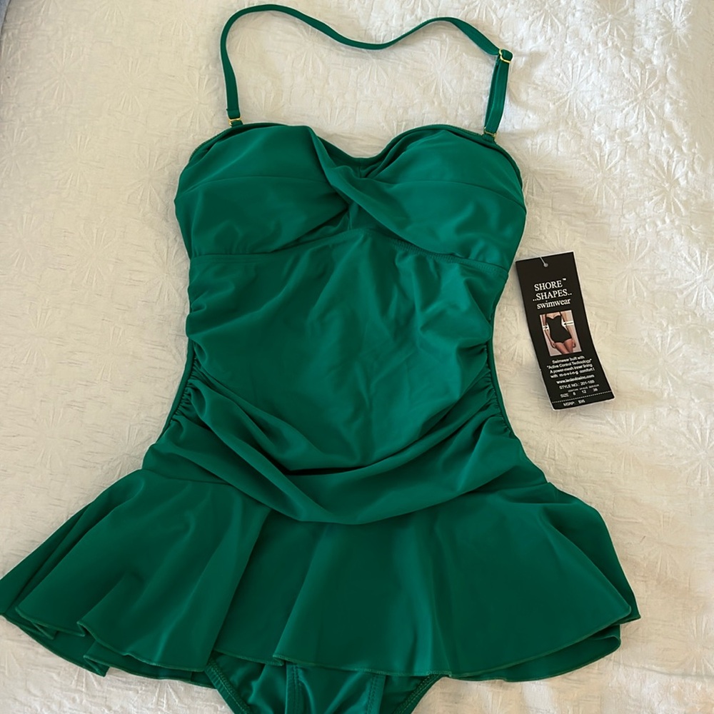 Shore Shapes Bathing Suit Green